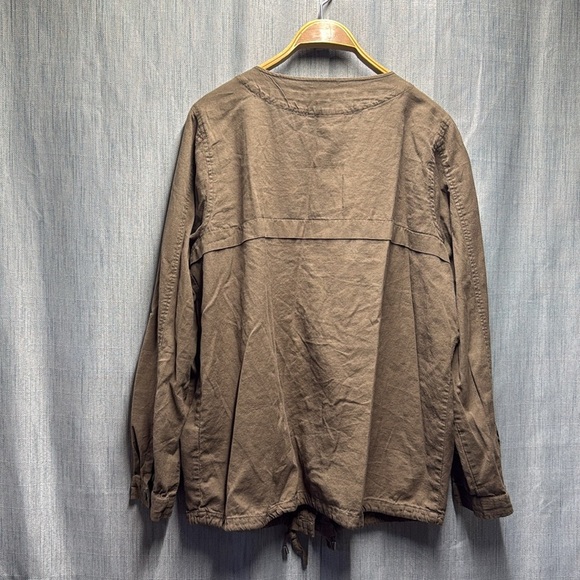 Kaffe Olive jacket with Subtle Trim size large - Picture 7 of 10